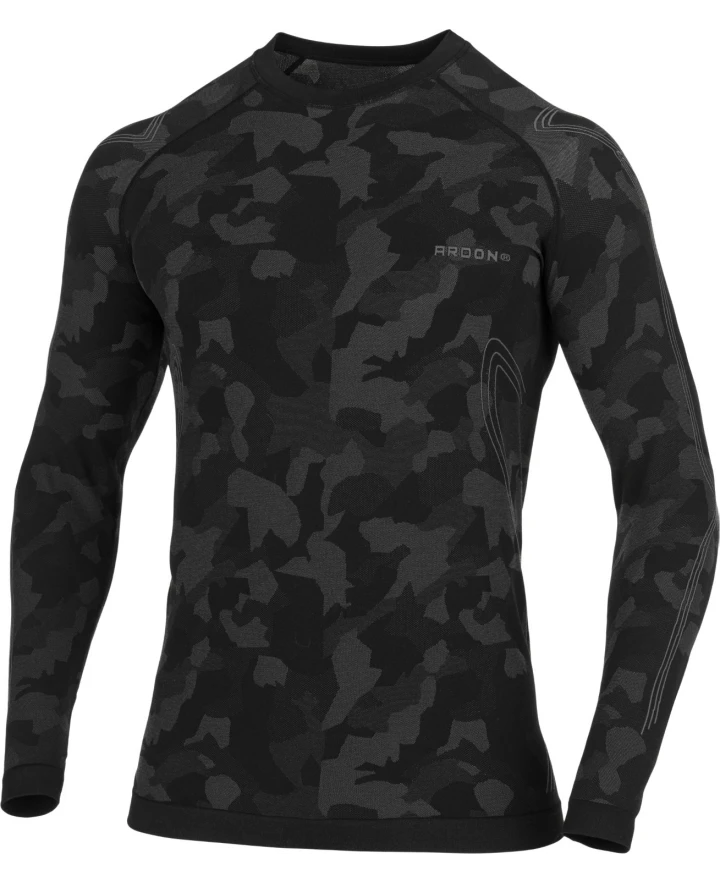 Funkční tričko s dlouhým rukávem ARDON LYTANIX CAMO černá